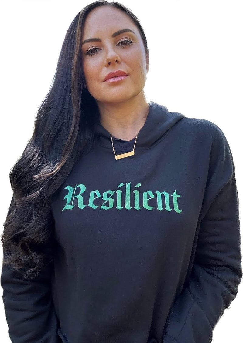 RESILIENT Cropped Hoodie