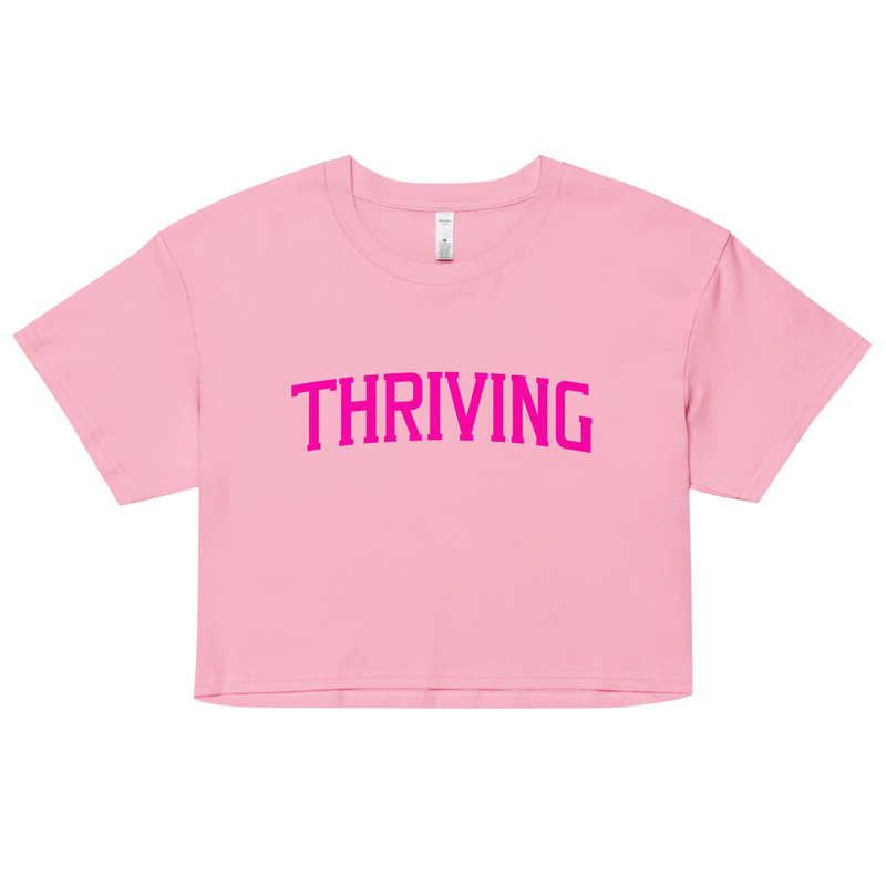 Pink Thriving Crop Top
