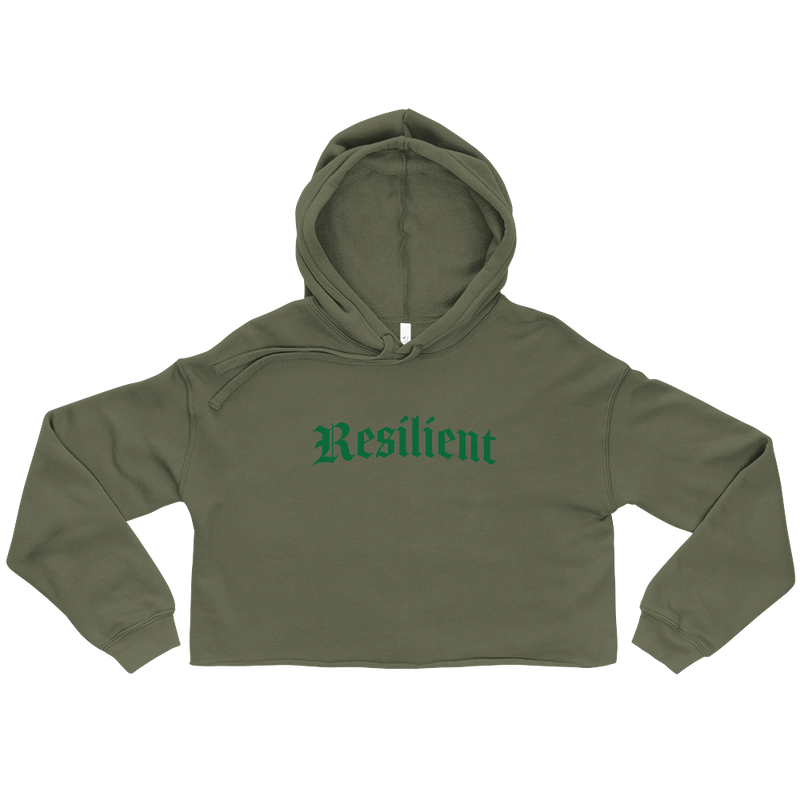 RESILIENT Cropped Hoodie
