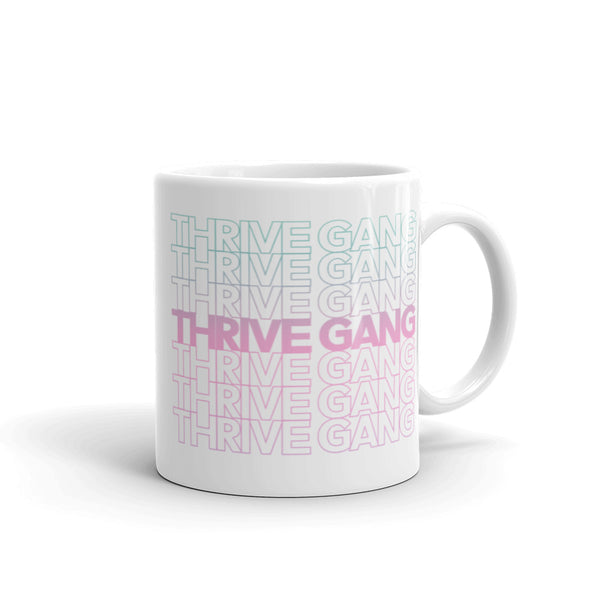 "Thank You" Thrive Gang - White Mug